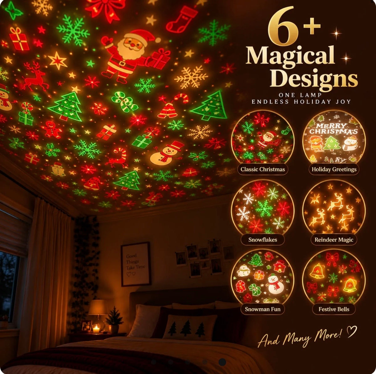 Rovenn™ Magical Rotating Christmas Tree Projection Lamp